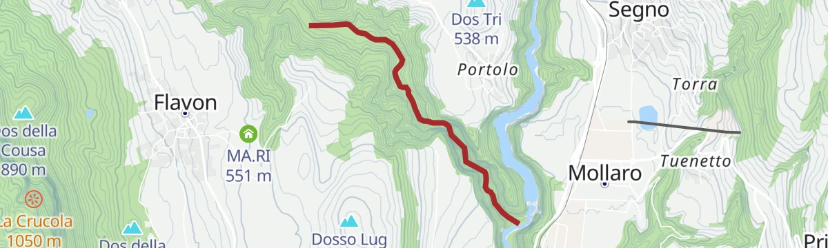 Route map: Torrente Tresenga T